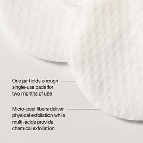 StriVectin Daily Reveal Exfoliating Face Pads with a towel