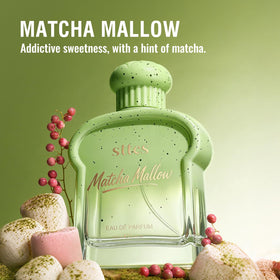 Sttes Matcha Mallow Eau de Parfum bottle with soft green design