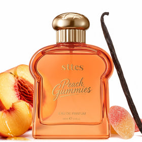 Sttes Peach Gummies Eau de Parfum 100ml front view with orange bottle
