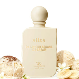 Sttes Perfume #20 front view with banana and ice cream theme