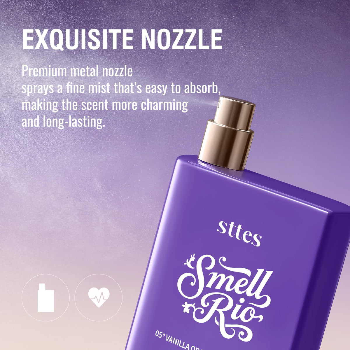 Sttes Smell Rio Eau De Parfum on a vanity display