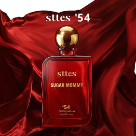Sttes Sugar Mommy #54 bottle with floral background