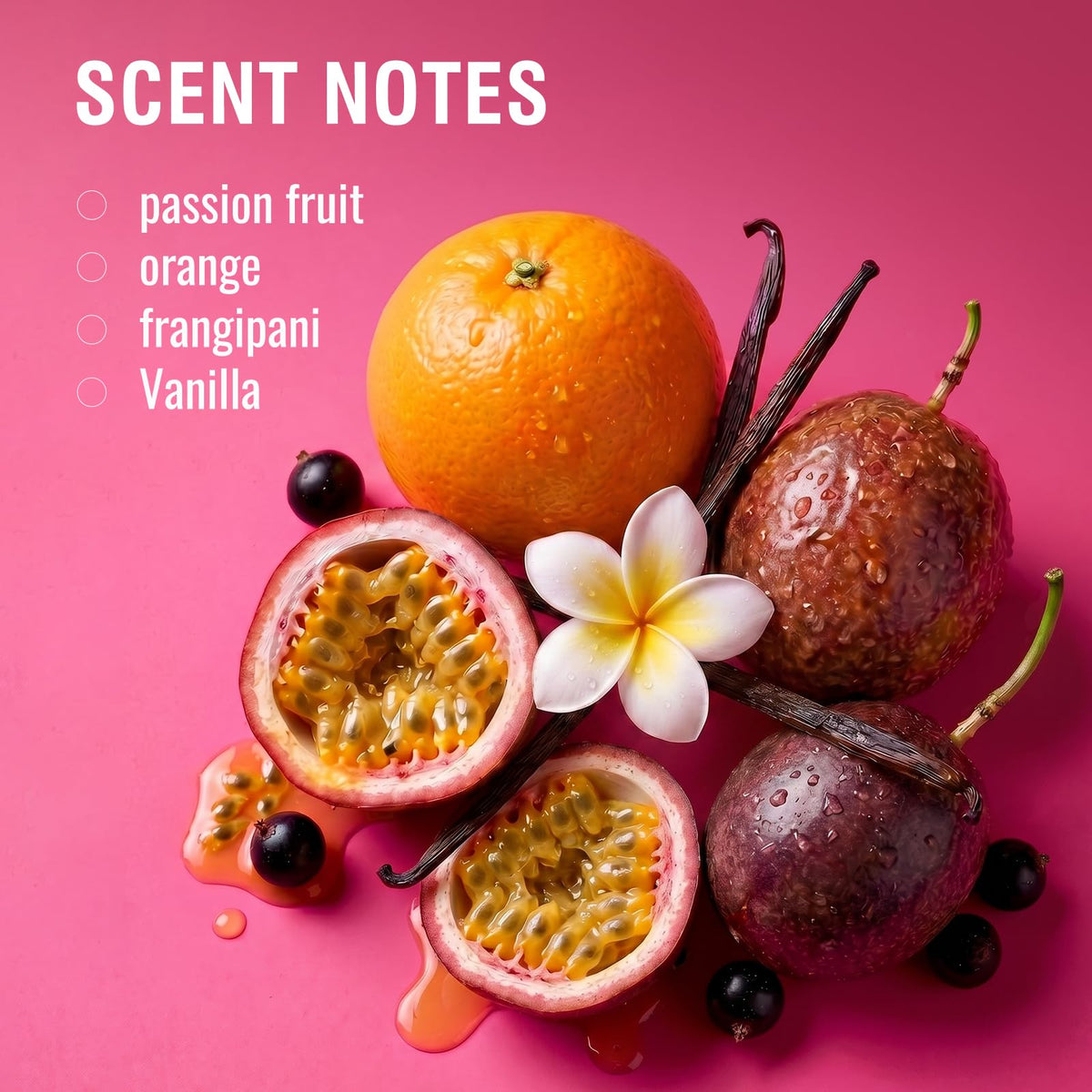 Sttes Tropical Passion Fruit Eau de Parfum vibrant pink packaging