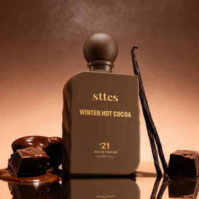 Sttes Winter Hot Cocoa Eau de Parfum 100ml bottle with cap