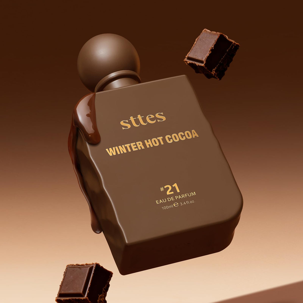 Sttes Winter Hot Cocoa Eau de Parfum 100ml on a table