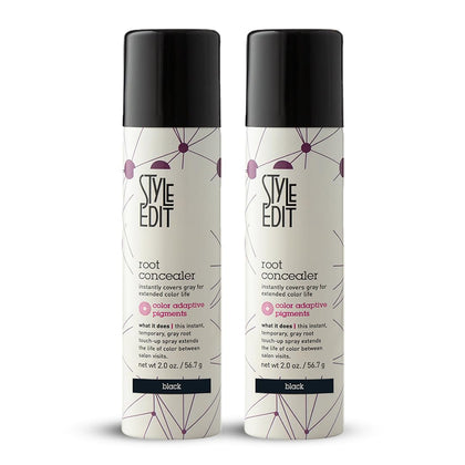 STYLE EDIT Root Touch Up Spray 2 oz black front view