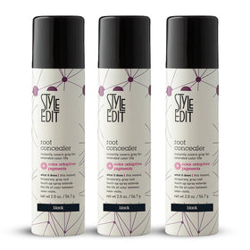 STYLE EDIT Root Touch Up Spray, Black, 2 oz front view