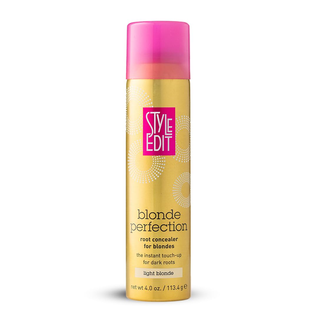 STYLE EDIT Root Touch Up Spray Light Blonde 4 oz front view