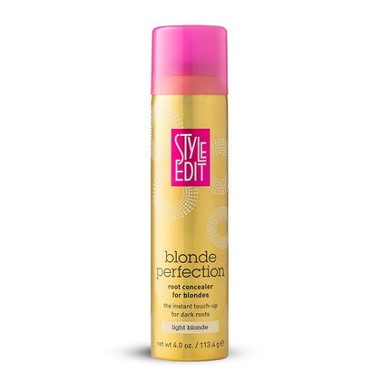 STYLE EDIT Root Touch Up Spray Light Blonde 4 oz front view
