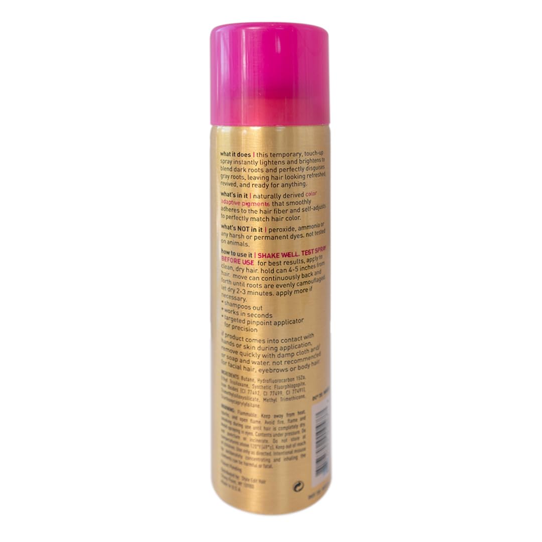 STYLE EDIT Root Touch Up Spray Light Blonde 4 oz side view