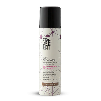 STYLE EDIT Root Touch Up Spray Light Brown 2 oz front view