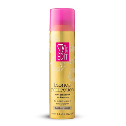 STYLE EDIT Root Touch Up Spray Medium Blonde 4 oz front view