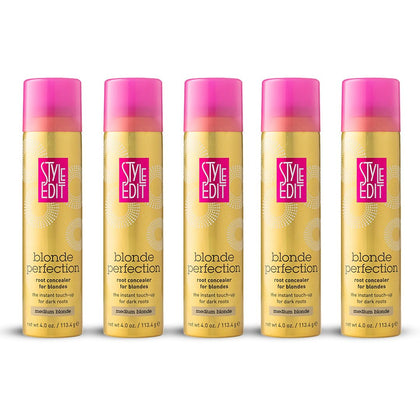 STYLE EDIT Root Touch Up Spray Medium Blonde 4 oz front view