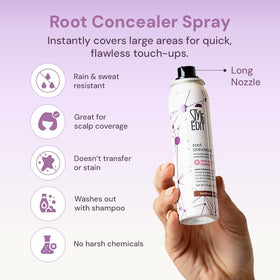 STYLE EDIT Root Touch Up Spray Medium Brown 2 oz back view