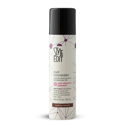 STYLE EDIT Root Touch Up Spray Medium Brown front view