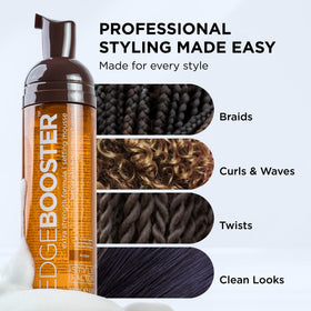Style Factor EDGE support Mousse in a bathroom setting