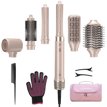 StyleVibe 6-in-1 Air Styler front view with attachments