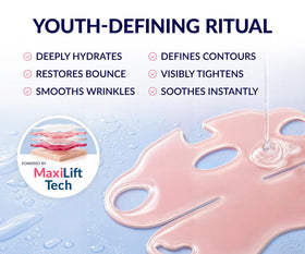 Stylia MaxiLift V-Line Lifting Face Mask back view with instructions