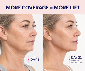 Stylia V Line Lifting Collagen Mask application on model
