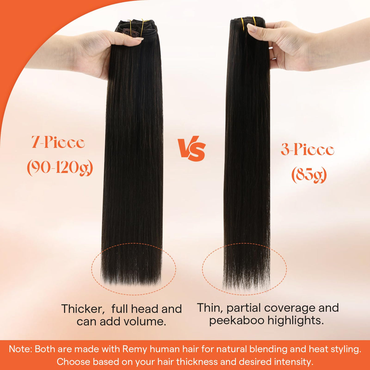 Styling tools compatible with Sunny Hair Clip-in Extensions