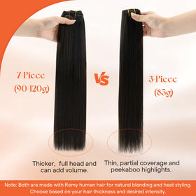 Styling tools compatible with Sunny Hair Clip-in Extensions