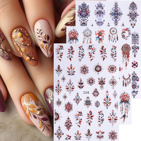 STZPRONAIL 3D nail stickers being applied with tweezers
