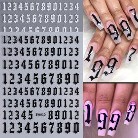 STZPRONAIL nail decals displayed on a colourful background