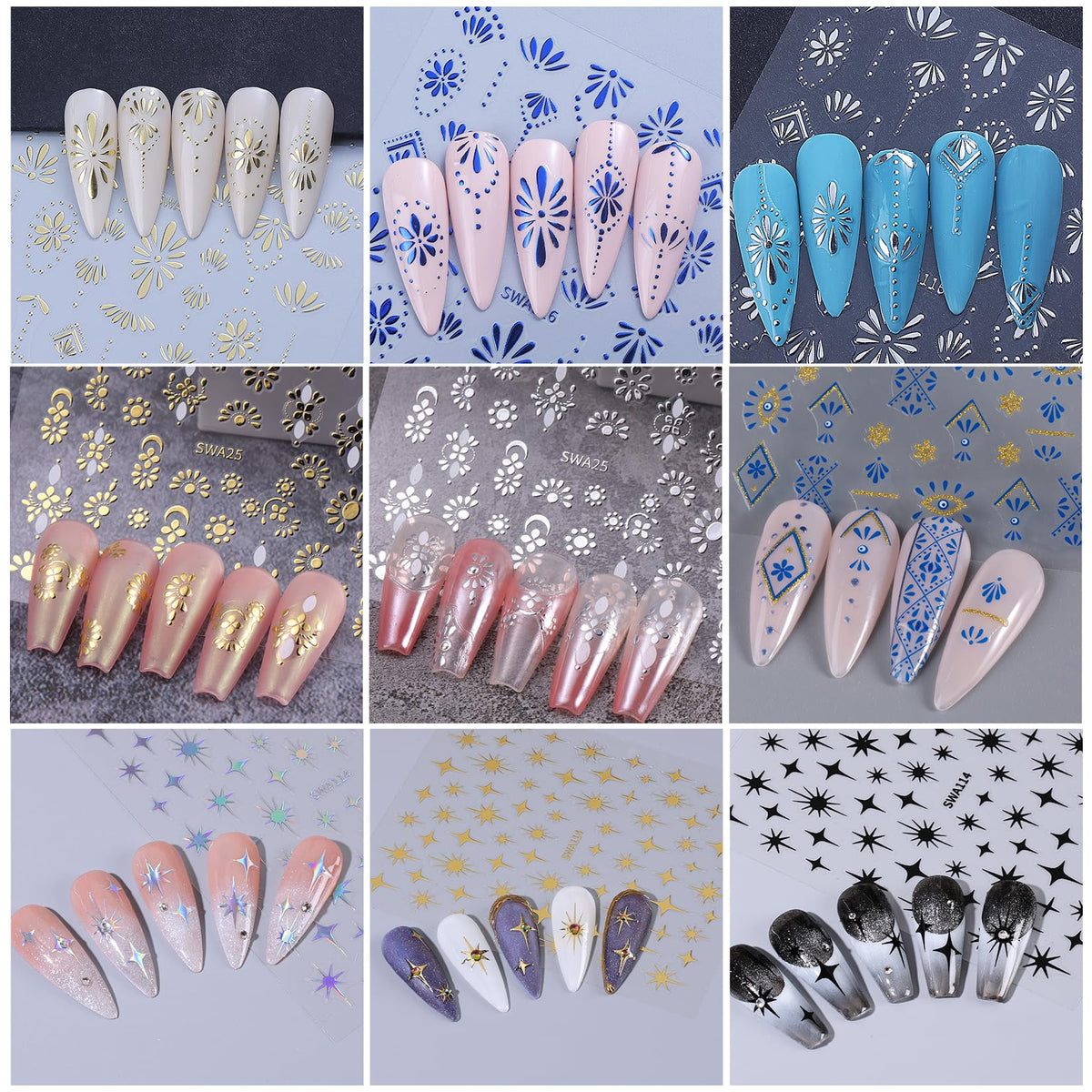 STZPRONAIL nail stickers for DIY nail art