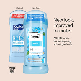 Suave Antiperspirant Deodorant 2.6 oz size for travel