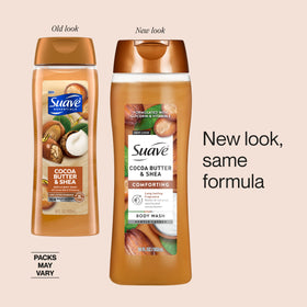 Suave Moisturizing Body Wash 18 Oz product packaging display