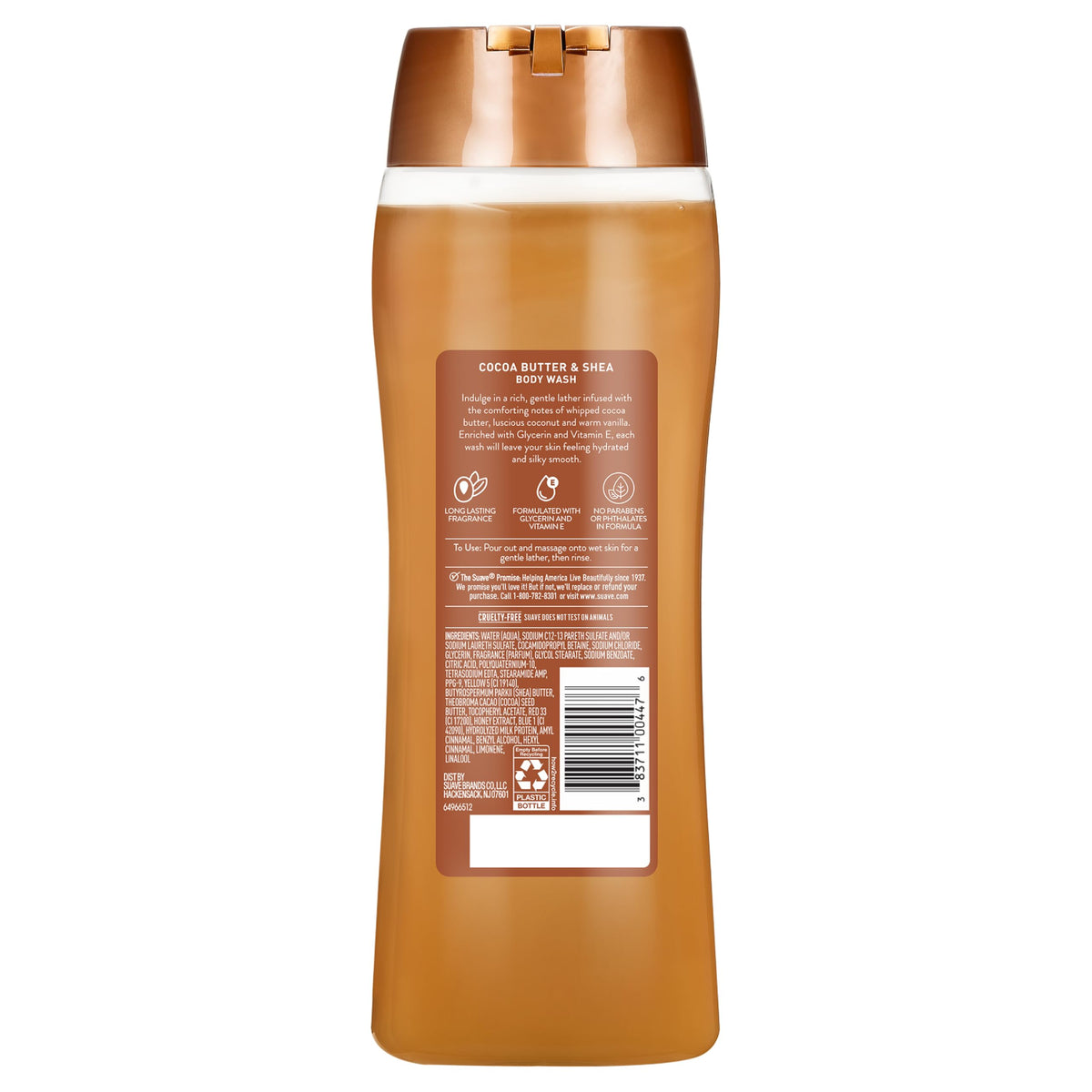Suave Moisturizing Body Wash 18 Oz with coconut and vanilla elements