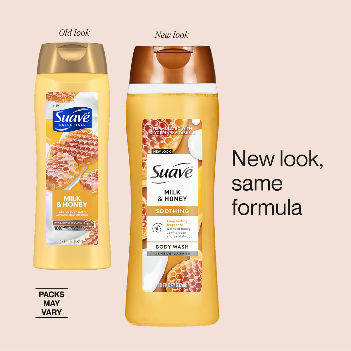 Suave Moisturizing Body Wash creamy lather demonstration