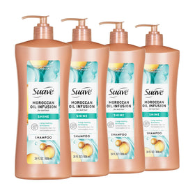 Suave Moroccan Infusion Shine Shampoo 28 Oz front view