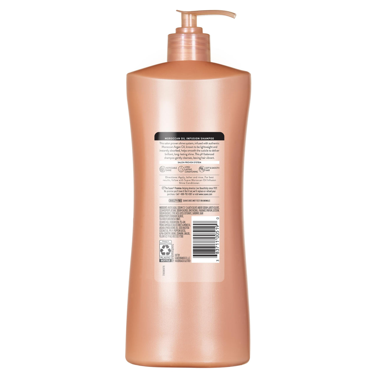 Suave Moroccan Infusion Shine Shampoo 28 Oz lifestyle scene
