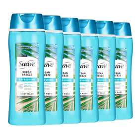 Suave Ocean Breeze Body Wash 18 FL OZ front view