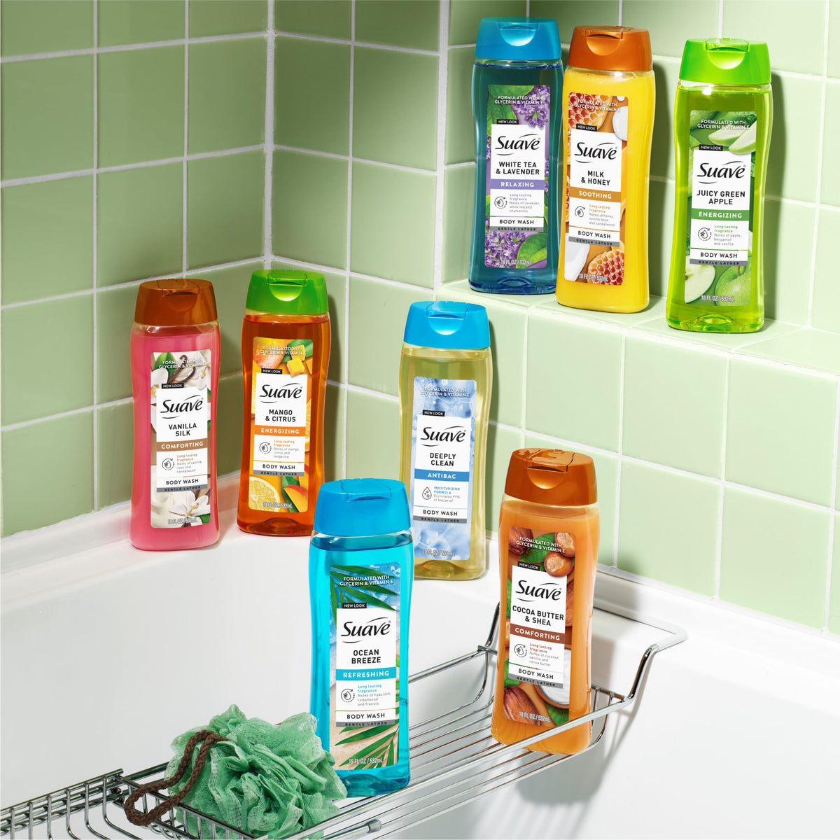 Suave Ocean Breeze Body Wash family size bottle