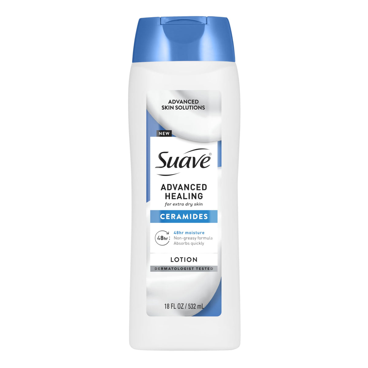 Suave Revitalizing Body Lotion with Vitamin E front view 18 Oz