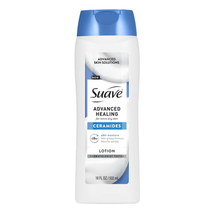 Suave Revitalizing Body Lotion with Vitamin E front view 18 Oz