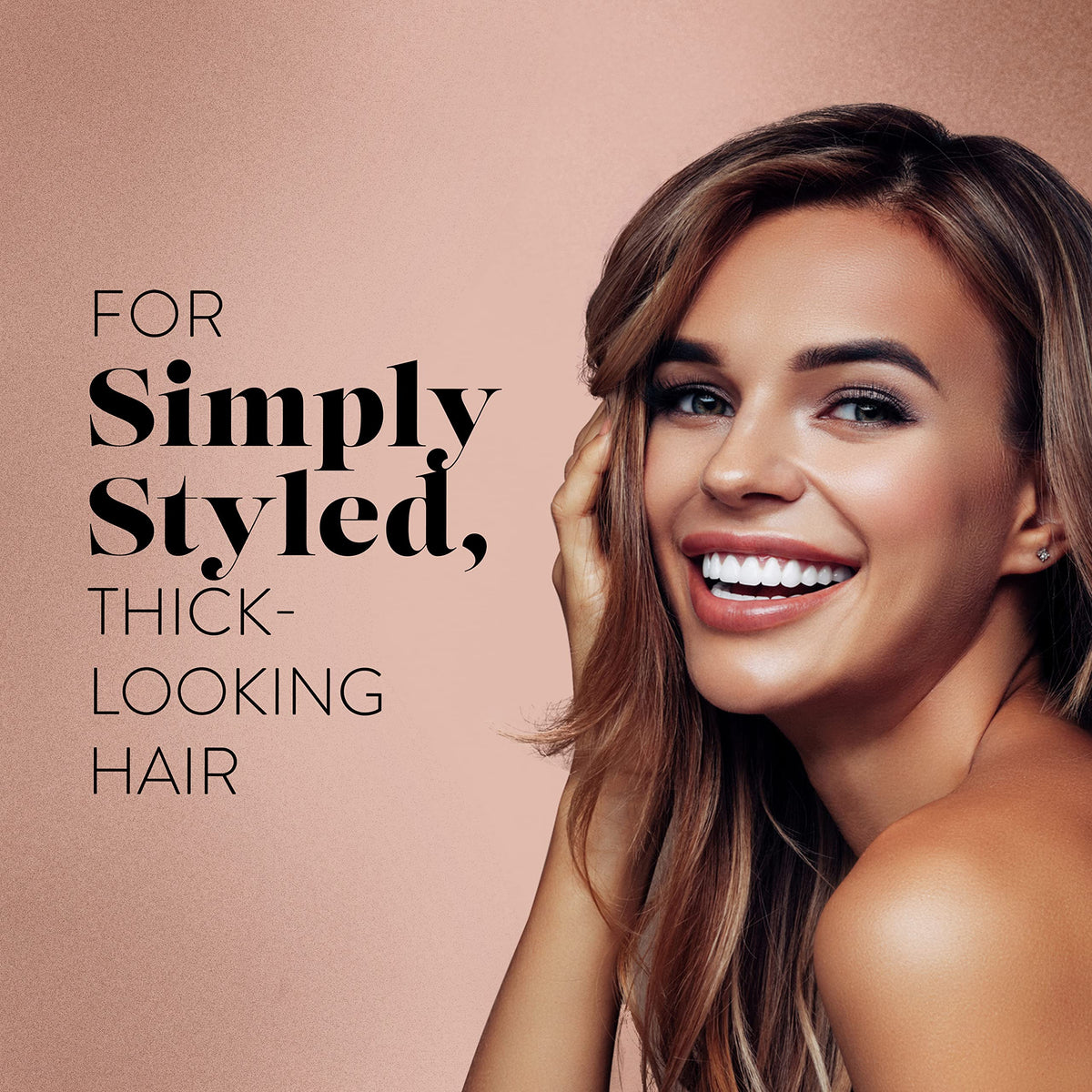 Suave Simply Styled Thickening Hair Cream 5 oz back view