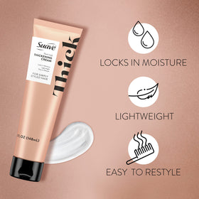 Suave Simply Styled Thickening Hair Cream 5 oz packaging details