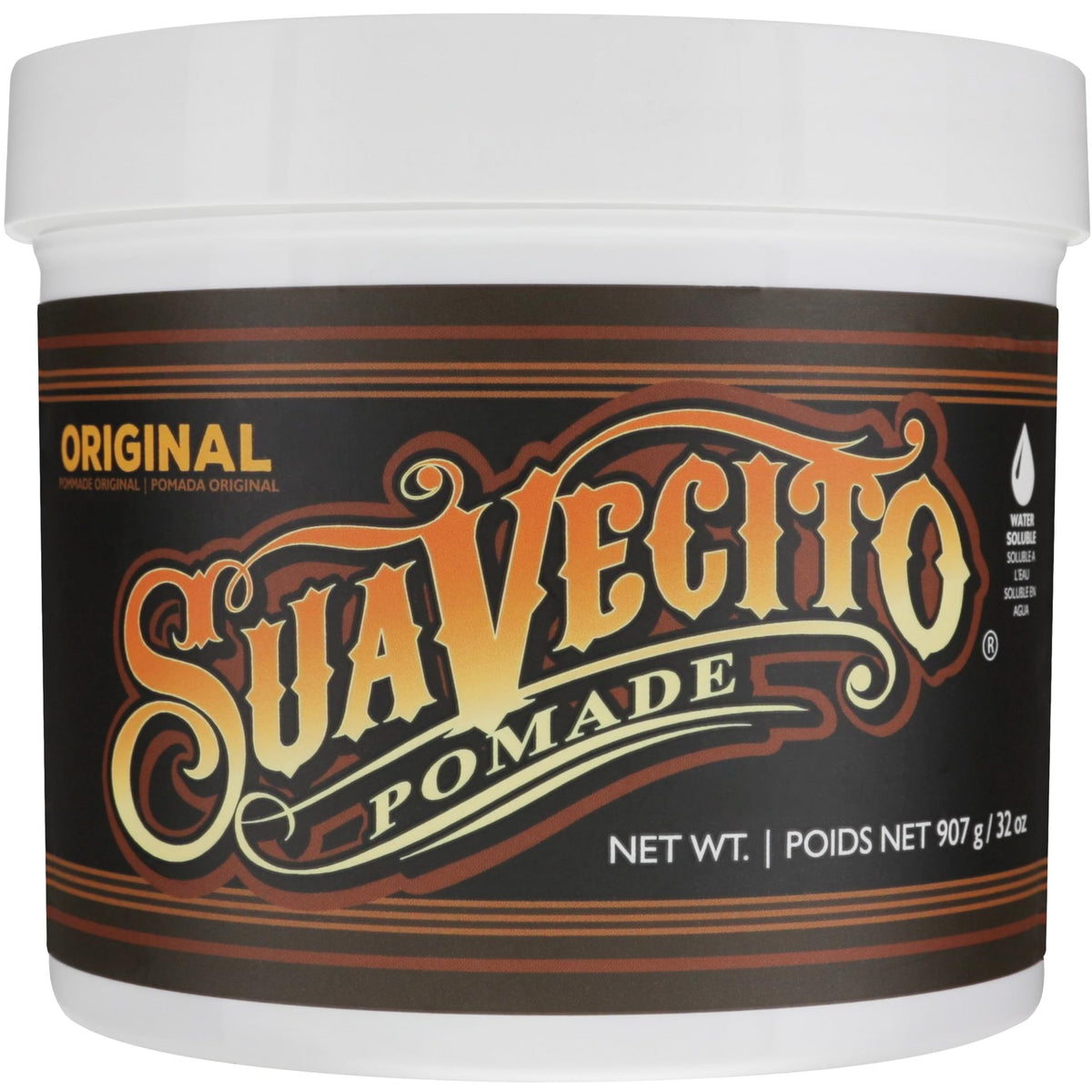 Suavecito Original Hold Pomade 32 oz tub front view