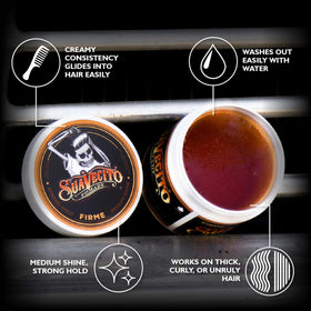 Suavecito Pomade Firme Hold 4 oz 3 Pack side view