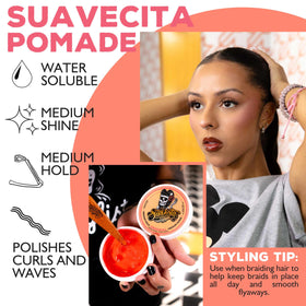 Suavecito Pomade for Women showing creamy texture