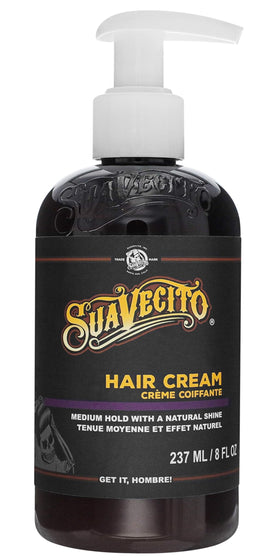 Suavecito Pomade Hair Cream 8 oz front view