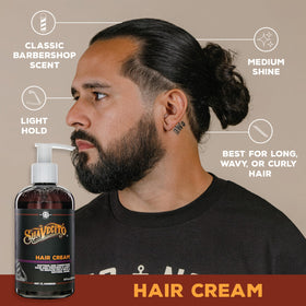 Suavecito Pomade Hair Cream 8 oz texture close-up