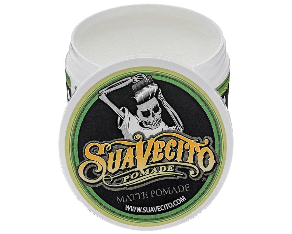 Suavecito Pomade Matte 5 oz creamy texture close-up