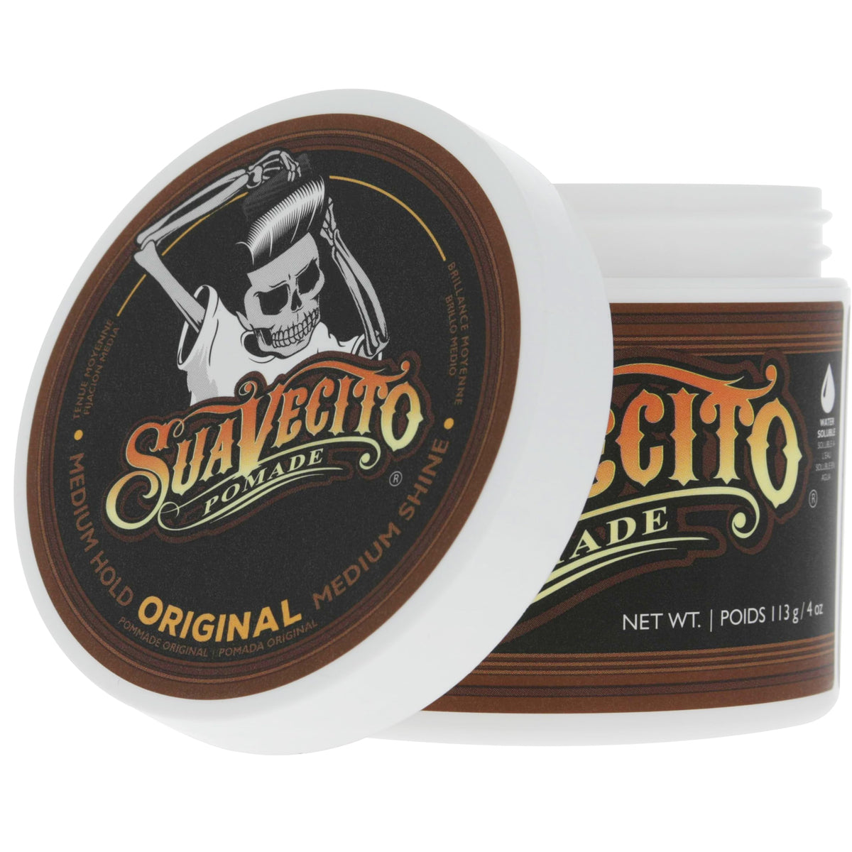 Suavecito Pomade Original All Day Hold 4 Oz pack of 2