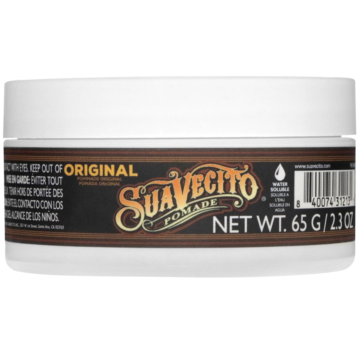 Suavecito Pomade Original Hold 2.3 oz product packaging details