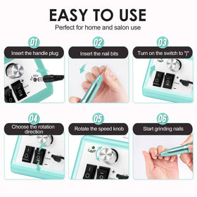 SUBAY Nail Drill Machine with adjustable speed control