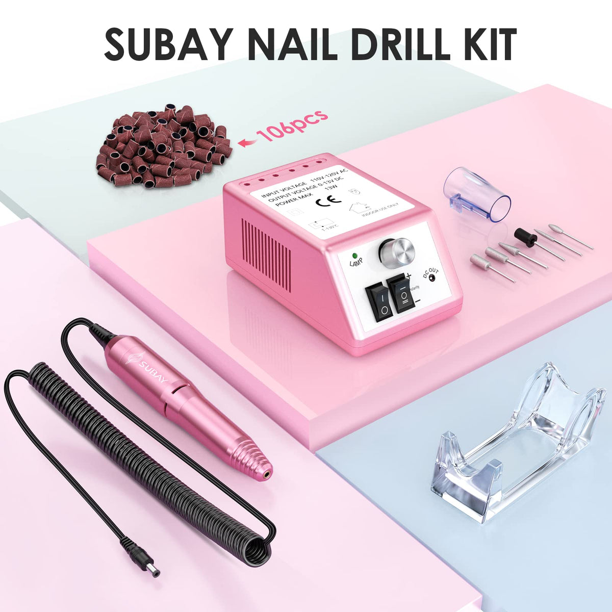 SUBAY Professional Nail Drill packaging